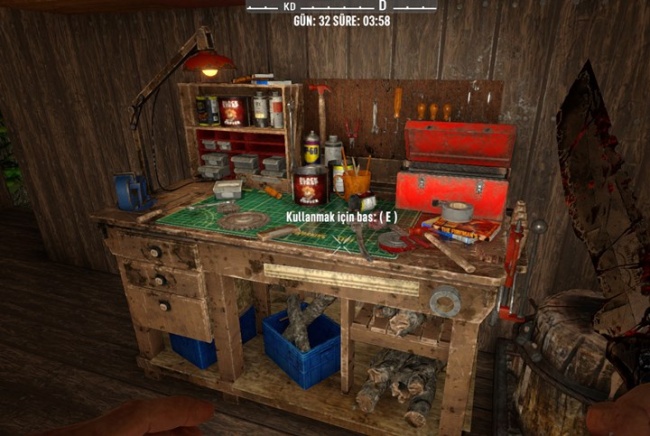 7 Days to Die Çalışma İstasyonları Beceri Seviyesi Nasıl Geliştirilir?