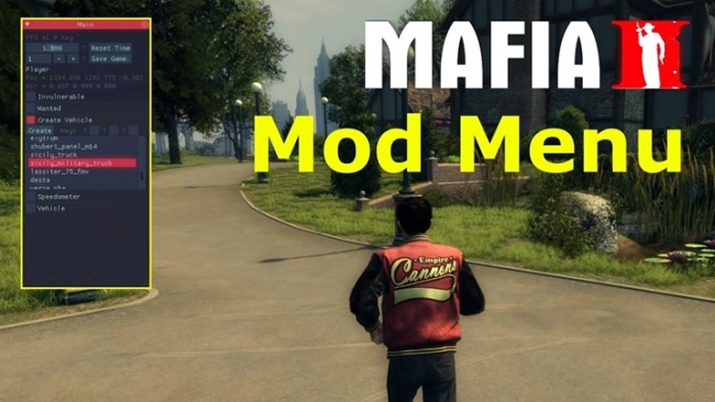 Mafia 2 için Trainer Menü Mod İndir