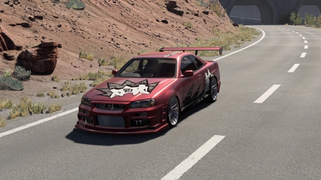 BeamNG - Nissan Skyline R34 Araba Modu İndir