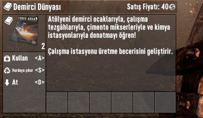 7 Days to Die Çalışma İstasyonları Beceri Seviyesi Nasıl Geliştirilir? 7 Days to Die Çalışma İstasyonları Beceri Seviyesi Nasıl Geliştirilir?