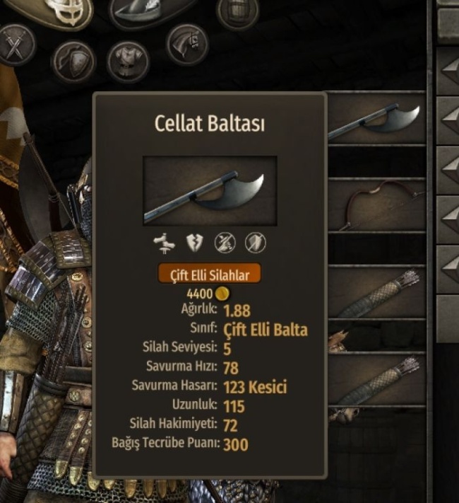 Mount and Blade 2 : Bannerlord Cellat Baltası Nerede Bulunur? Mount and Blade 2 : Bannerlord Cellat Baltası Nerede Bulunur?