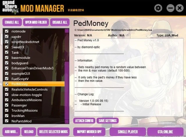 GTAV Mod Manager Programı İndir GTAV Mod Manager Programı İndir