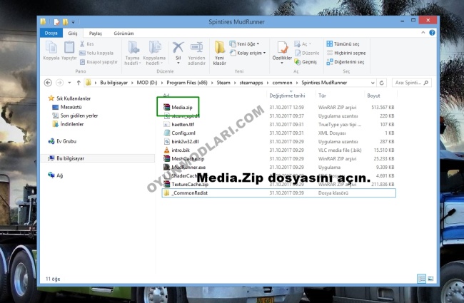 SpinTires: Mudrunner Modları Nasıl Yüklenir ? SpinTires: Mudrunner Modları Nasıl Yüklenir ?