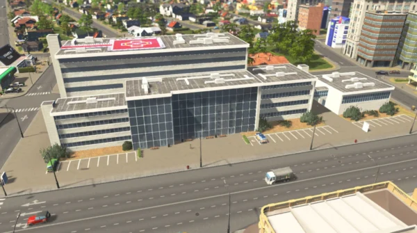 Cities Skylines – SMC Büyük Bölge Hastanesi Modu İndir Cities Skylines – SMC Büyük Bölge Hastanesi Modu İndir
